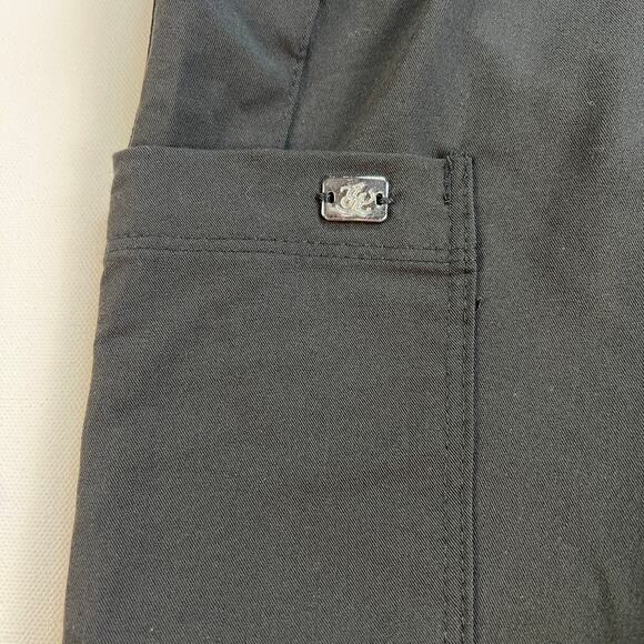 Barco Grey’s Anatomy Six Pocket Double Cargo Mid Rise Scrub Pants Black Size 3X - Picture 5 of 14